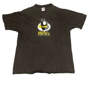 Vintage Ranma 1/2 Black Faded Graphic 1997 Anime Tshirt Size Men’s Xlarge Used
